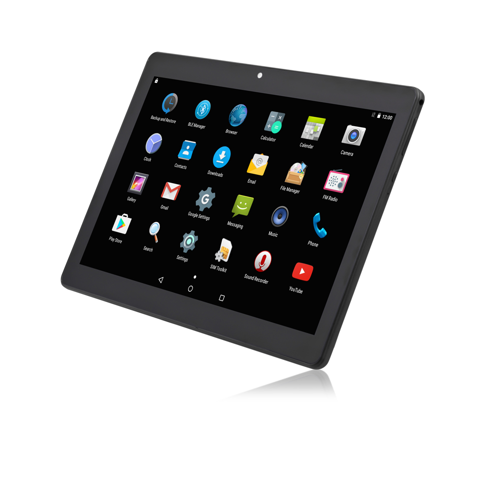 YUMKEM 10.1 Inch 3G Tablet,Quad Core Android 10.0 Lollipop Tablet 2G/16GB,WI-FI,1280x800 IPS Bluetooth 4.0